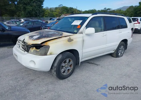 2004 Toyota Highlander V6 из США, поврежденный, VIN JTEEP21A040063542